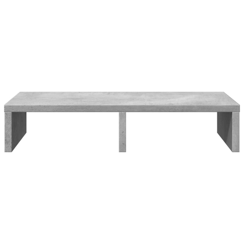 vidaXL Βάση Οθονών Γκρι του Σκυροδέματος 50x27x10 εκ. από Επεξ. Ξύλο