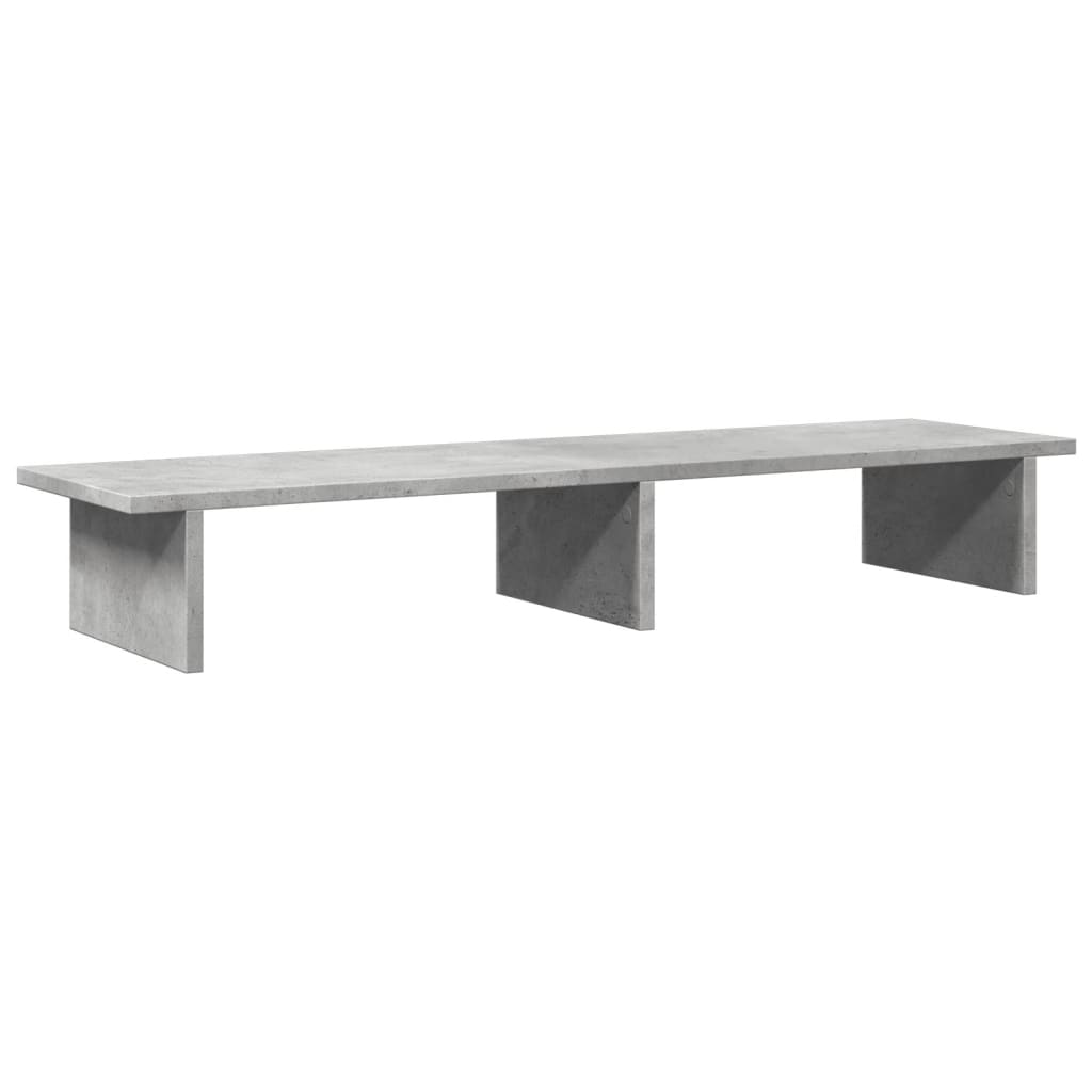 vidaXL Βάση Οθόνης Γκρι Σκυρ. 100x27x15 εκ. Επεξεργ. Ξύλο