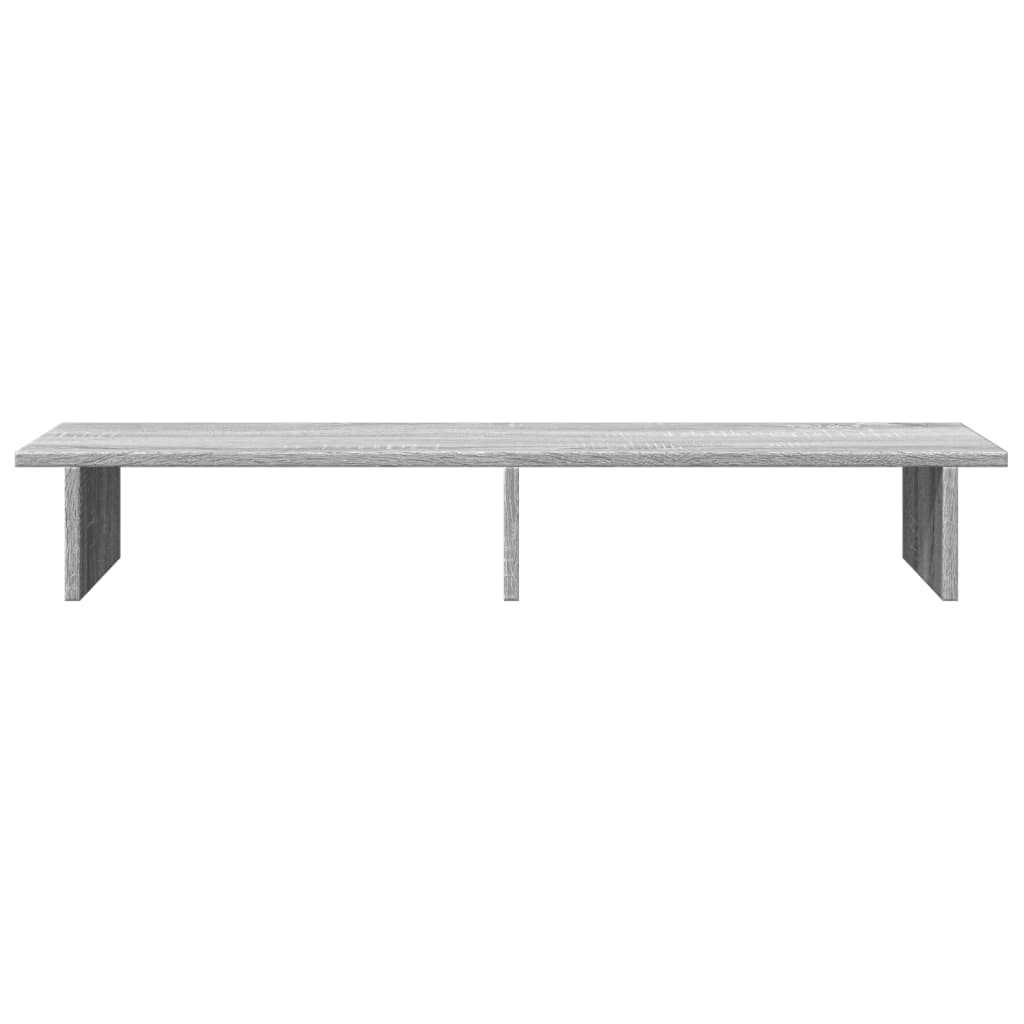 vidaXL Βάση Οθόνης Γκρι Sonoma 100x27x15 εκ. Επεξεργ. Ξύλο