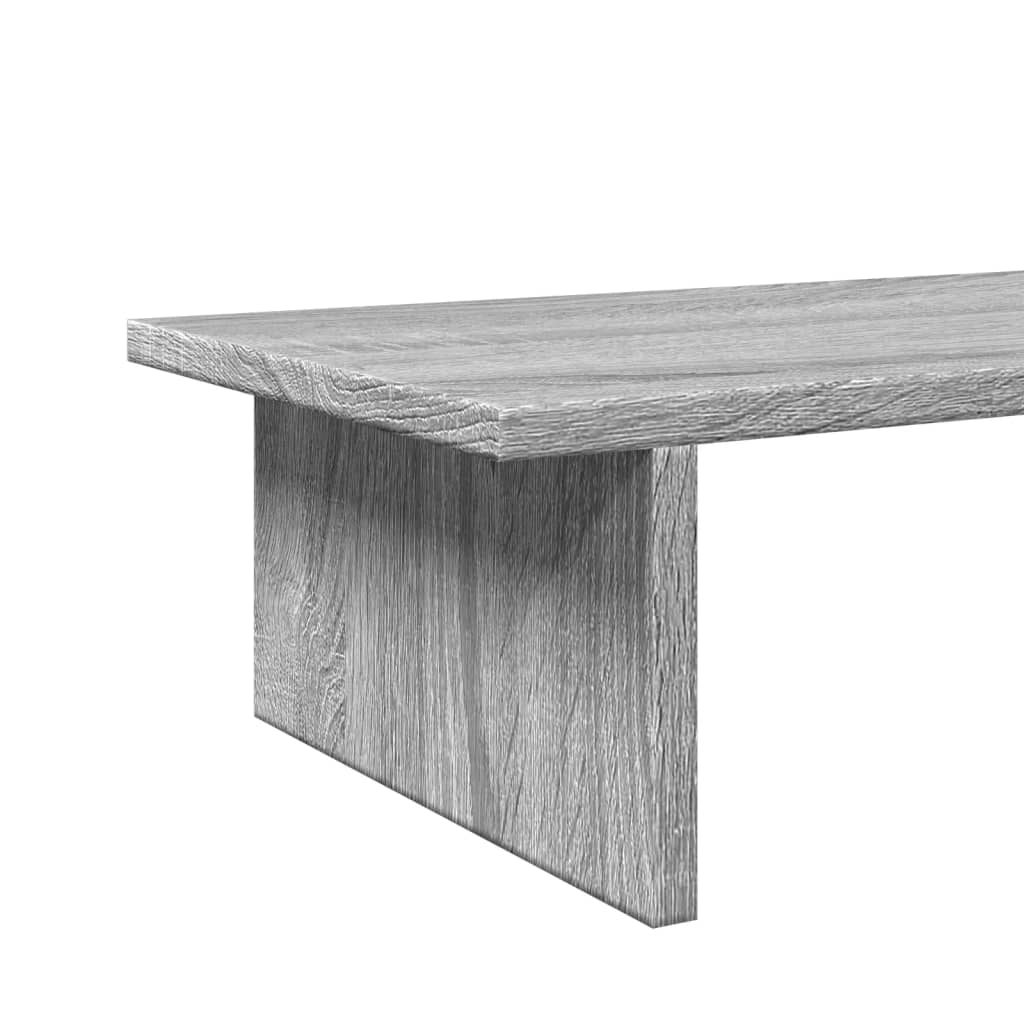 vidaXL Βάση Οθόνης Γκρι Sonoma 100x27x15 εκ. Επεξεργ. Ξύλο
