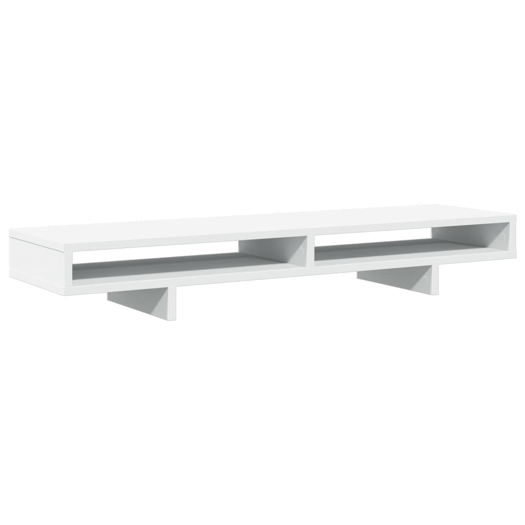 vidaXL Βάση Οθόνης Λευκή 100x27x15 εκ. από Επεξ. Ξύλο