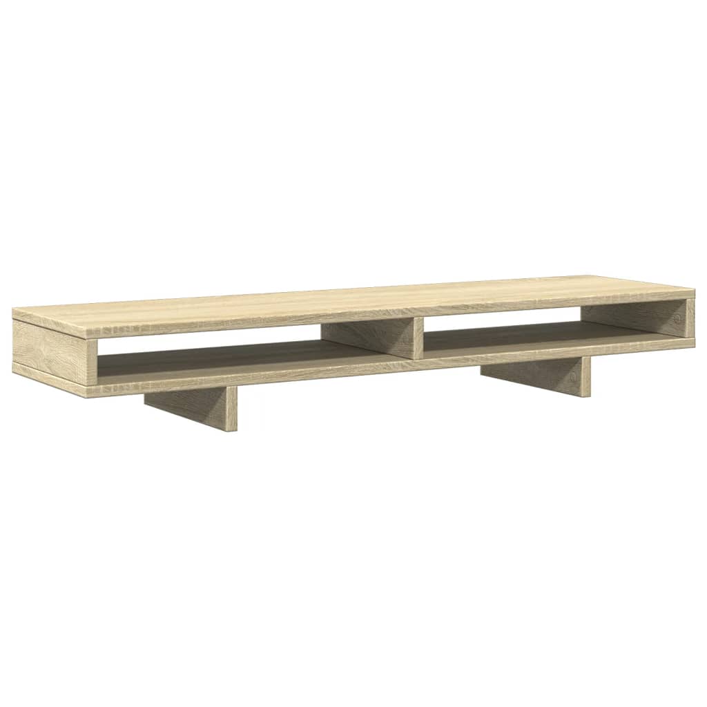 vidaXL Βάση Οθόνης Sonoma Δρυς 100x27x15 εκ. από Επεξ. Ξύλο