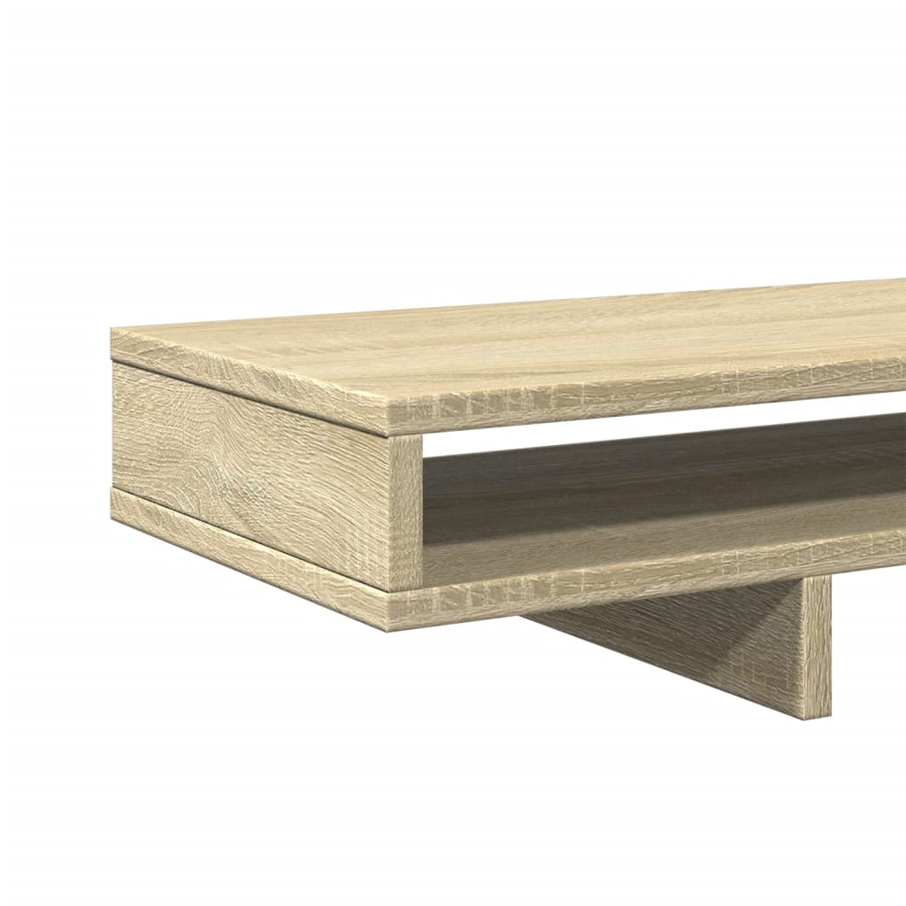 vidaXL Βάση Οθόνης Sonoma Δρυς 100x27x15 εκ. από Επεξ. Ξύλο