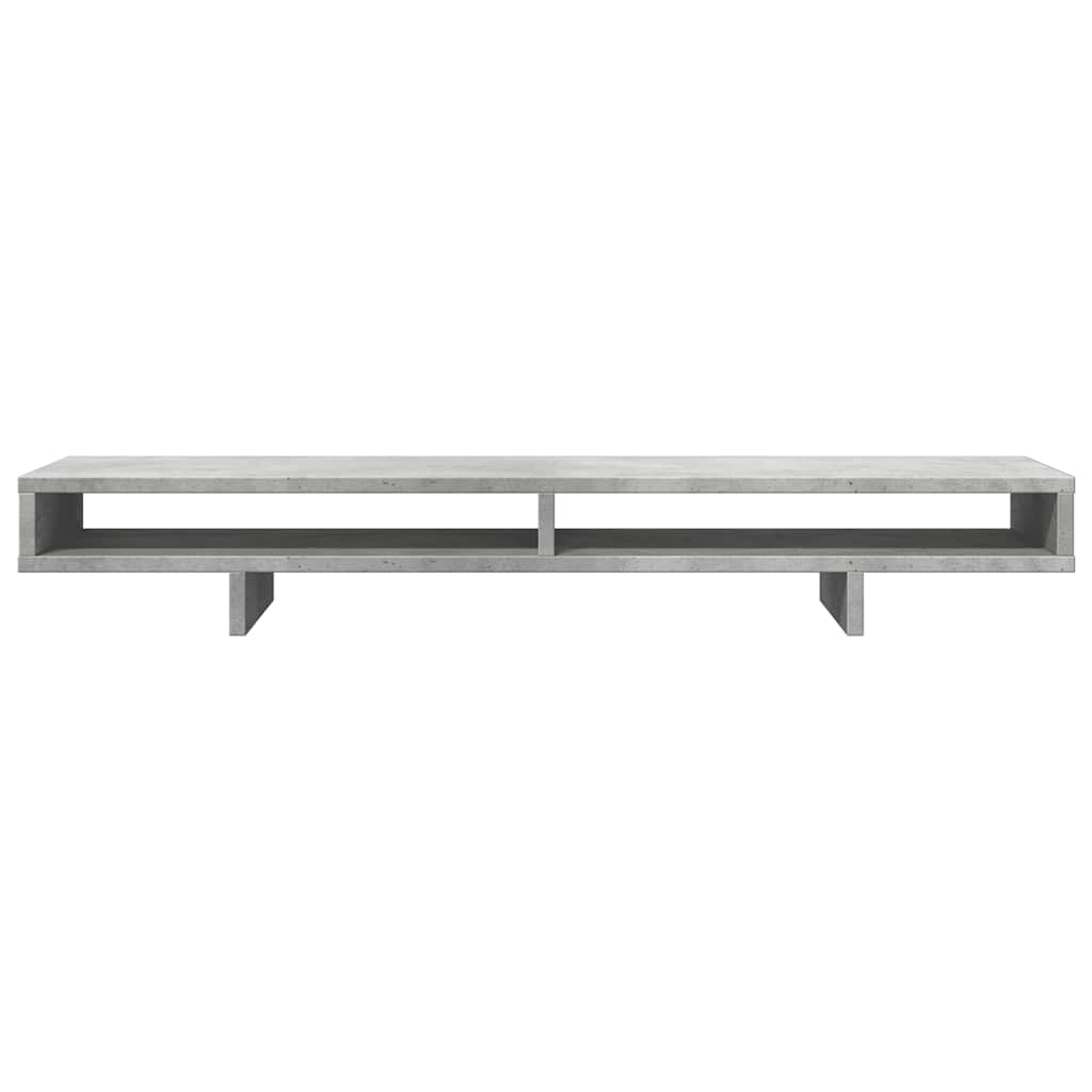 vidaXL Βάση Οθόνης Γκρι Σκυρ. 100x27x15 εκ. Επεξεργ. Ξύλο