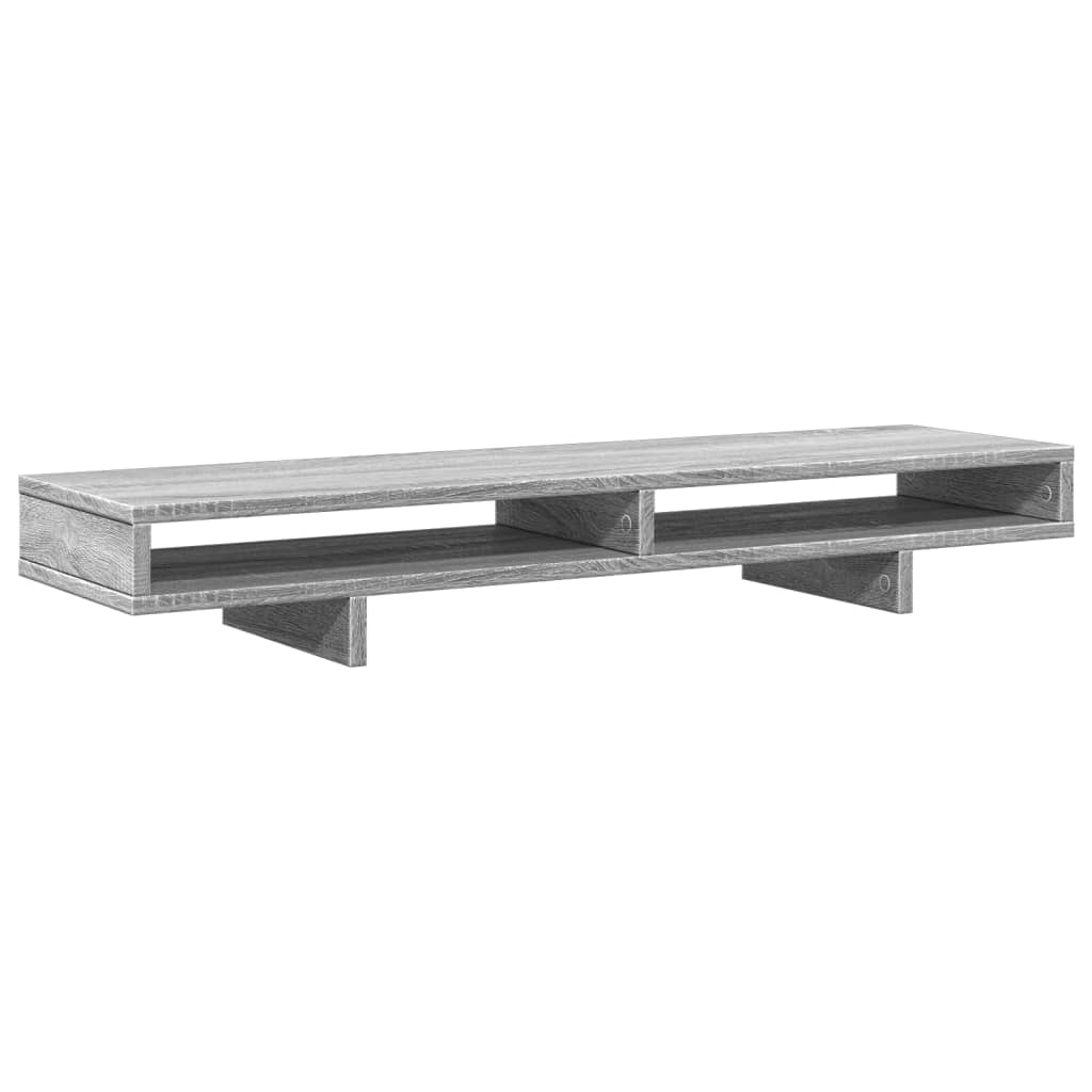 vidaXL Βάση Οθόνης Γκρι Sonoma 100x27x15 εκ. Επεξεργ. Ξύλο