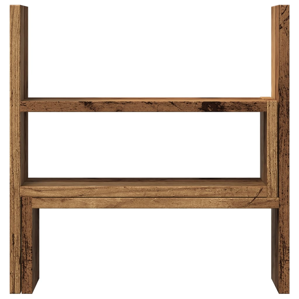 vidaXL Έπιπλο Οργάνωσης Γραφείου Ρυθμιζ. 40x17x41 εκ. Επεξ. Ξύλο
