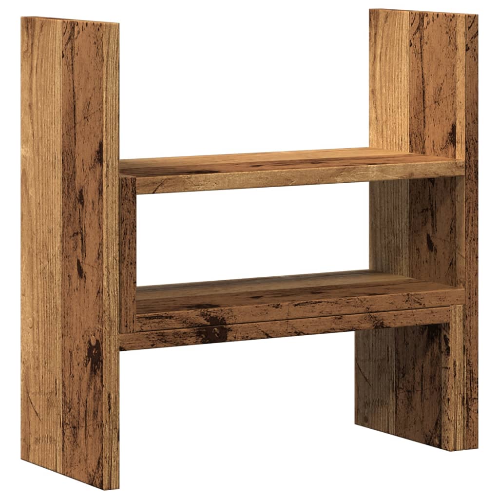 vidaXL Έπιπλο Οργάνωσης Γραφείου Ρυθμιζ. 40x17x41 εκ. Επεξ. Ξύλο
