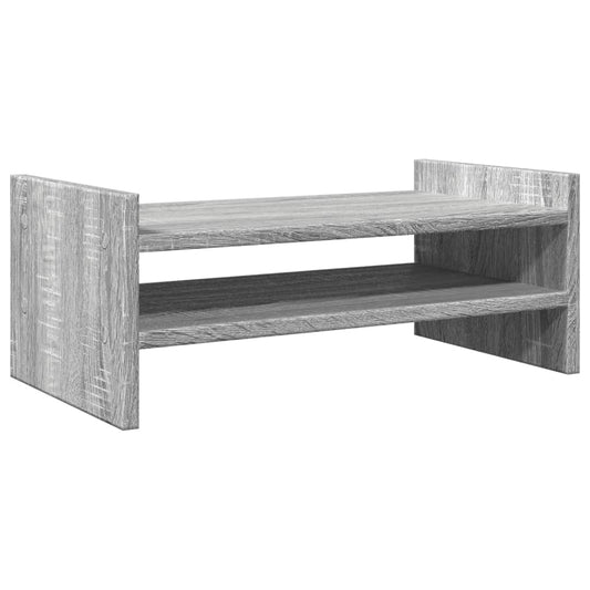 vidaXL Βάση Οθόνης Γκρι Sonoma 50x27x20 εκ. από Επεξεργασμένο Ξύλο