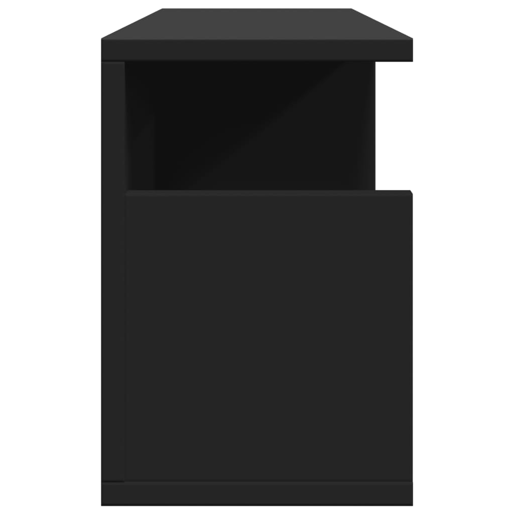 vidaXL Ντουλάπι Τοίχου Μαύρο 60x20x30 εκ. από Επεξεργασμένο Ξύλο