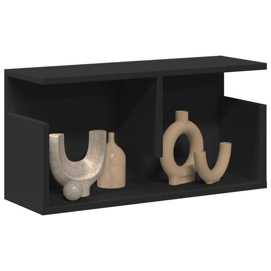 vidaXL Ντουλάπι Τοίχου Μαύρο 60x20x30 εκ. από Επεξεργασμένο Ξύλο