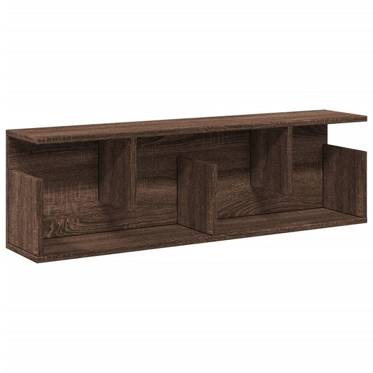 vidaXL Ντουλάπι Τοίχου Καφέ Δρυς 100x20x30 εκ. από Επεξεργασμένο Ξύλο