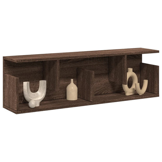 vidaXL Ντουλάπι Τοίχου Καφέ Δρυς 100x20x30 εκ. από Επεξεργασμένο Ξύλο