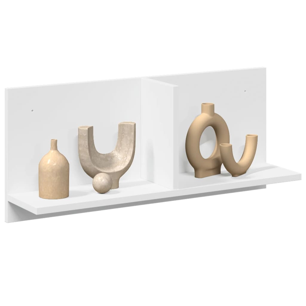 vidaXL Ντουλάπι Τοίχου Λευκό 70x16,5x30 εκ. από Επεξεργασμένο Ξύλο