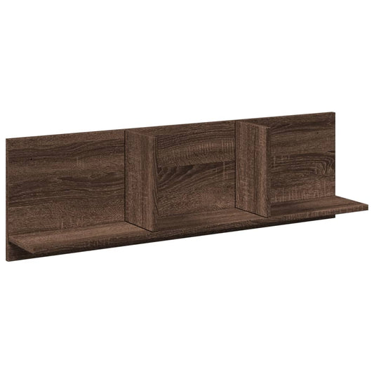 vidaXL Ντουλάπι Τοίχου Καφέ Δρυς 100x16,5x30 εκ. Επεξεργασμένο Ξύλο