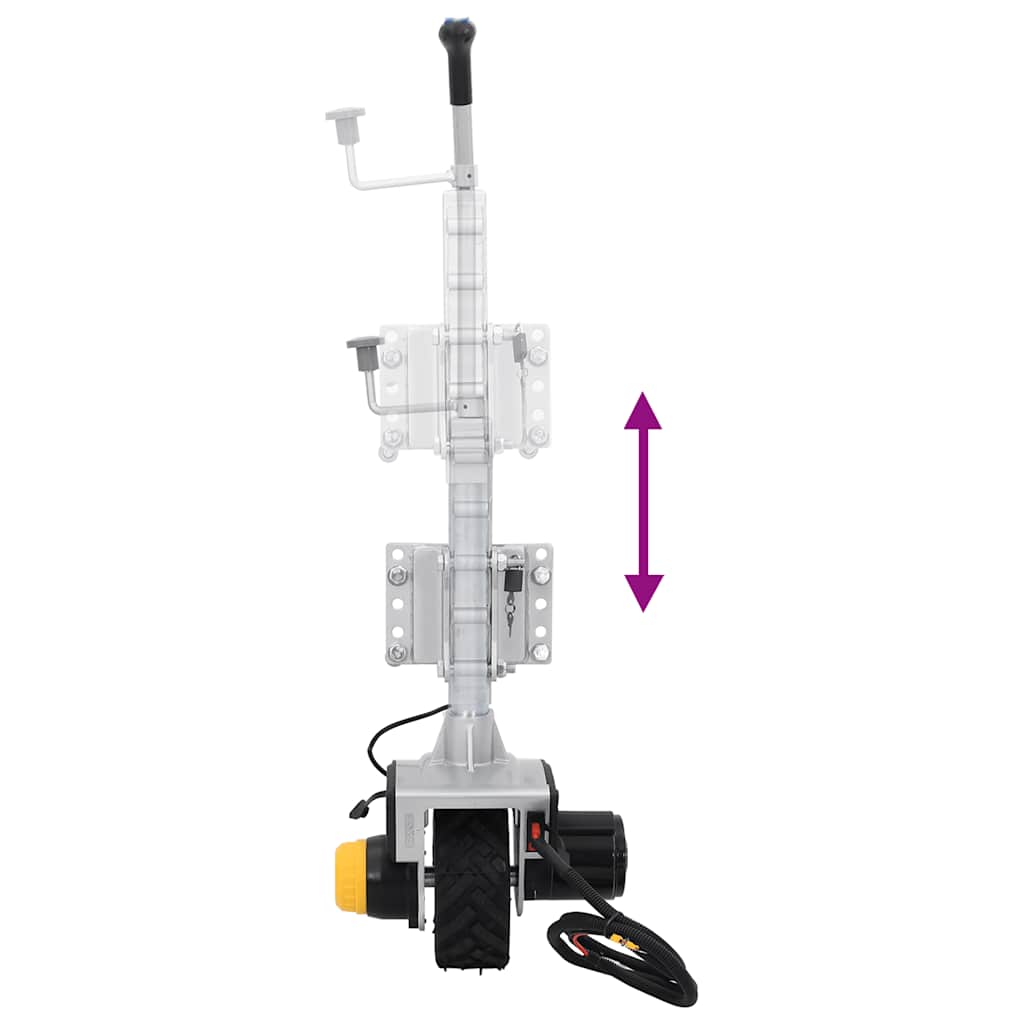 vidaXL Τροχός Ανάρτησης Τρέιλερ 12 V 550 W από Αλουμίνιο