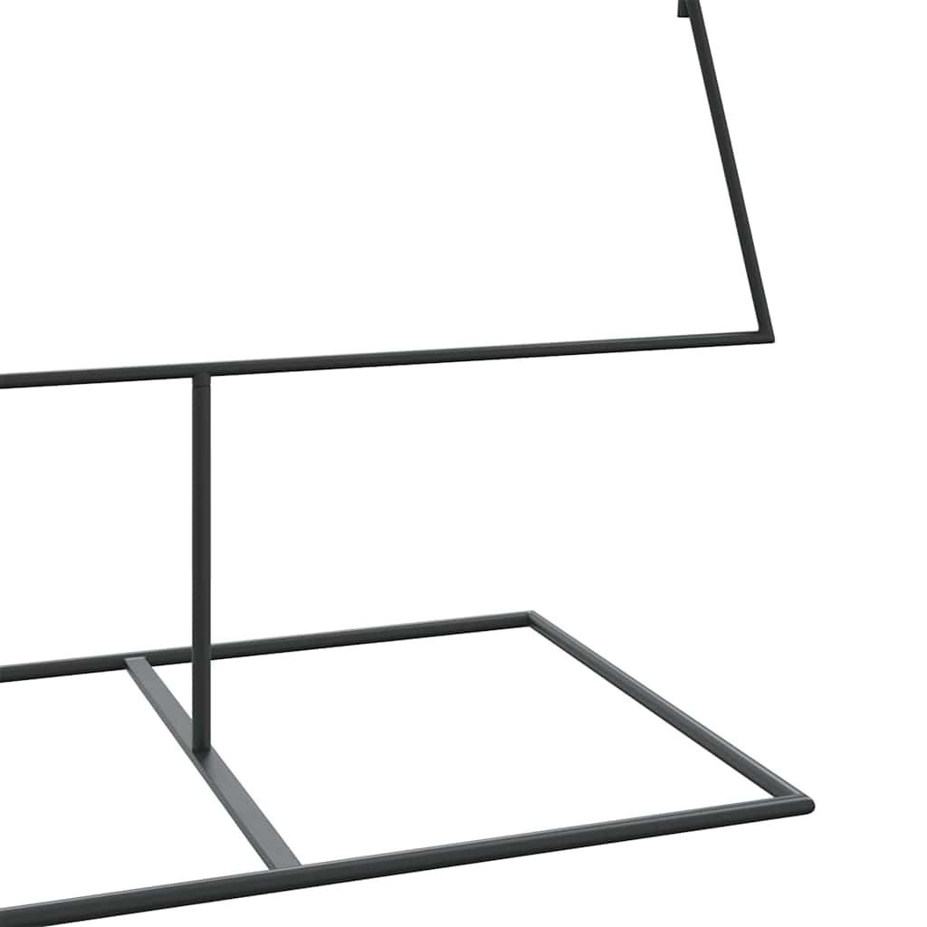 vidaXL Χριστουγεννιάτικο Δέντρο Διακοσμητικό Μαύρο 210 εκ.