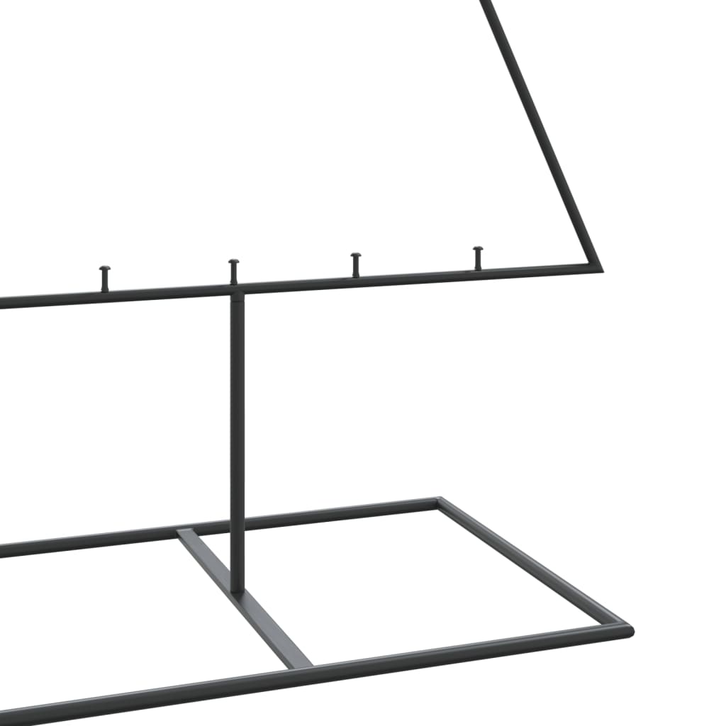 vidaXL Χριστουγεννιάτικο Δέντρο Διακοσμητικό Μαύρο 180 εκ.