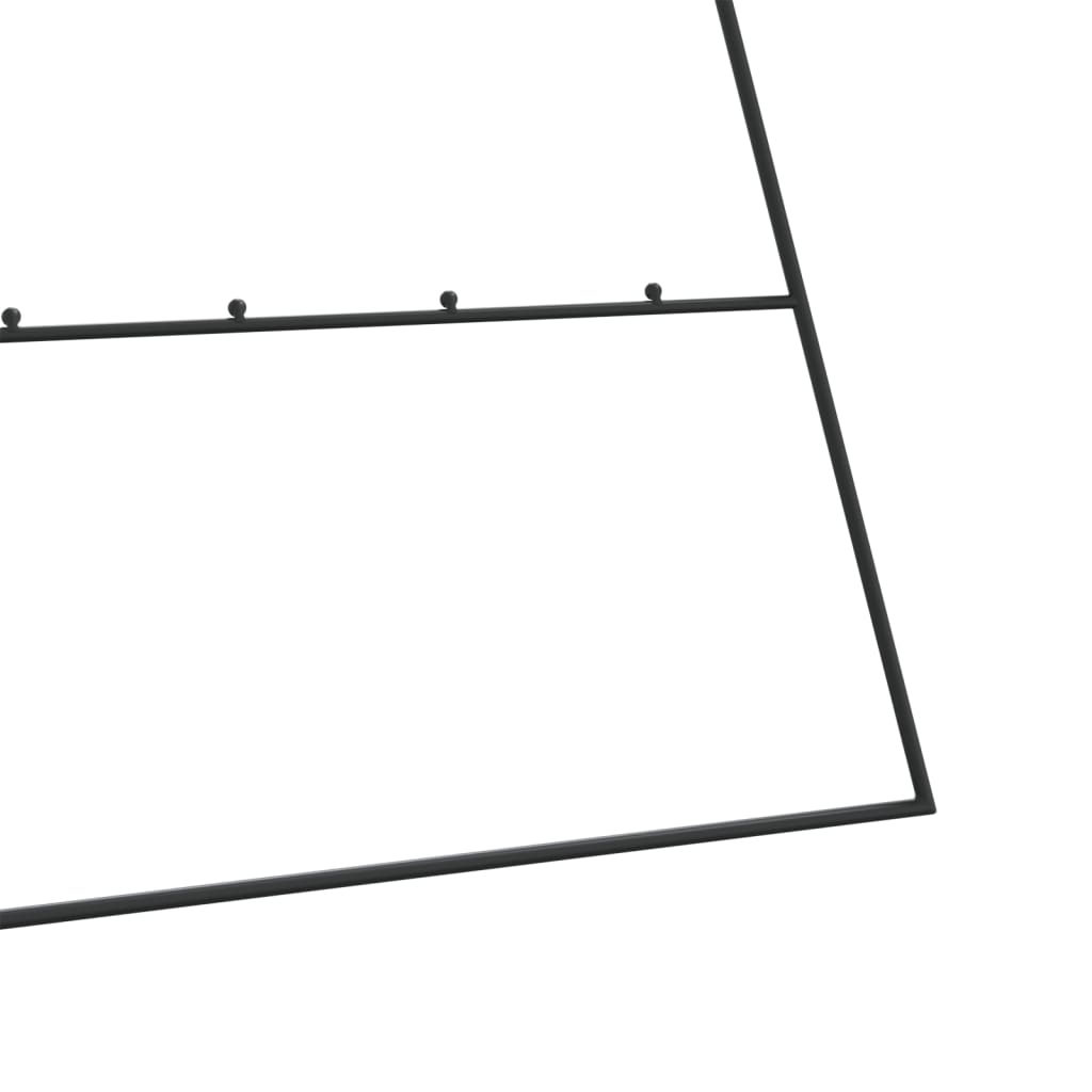 vidaXL Χριστουγεννιάτικο Δέντρο Διακοσμητικό Μαύρο 210 εκ.