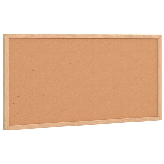 vidaXL Πίνακας φελλού με πλαίσιο από μασίφ ξύλο πεύκου 60x30 cm