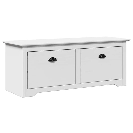 Πάγκος διαδρόμου vidaXL "BODO" Λευκό 114x40x45 cm