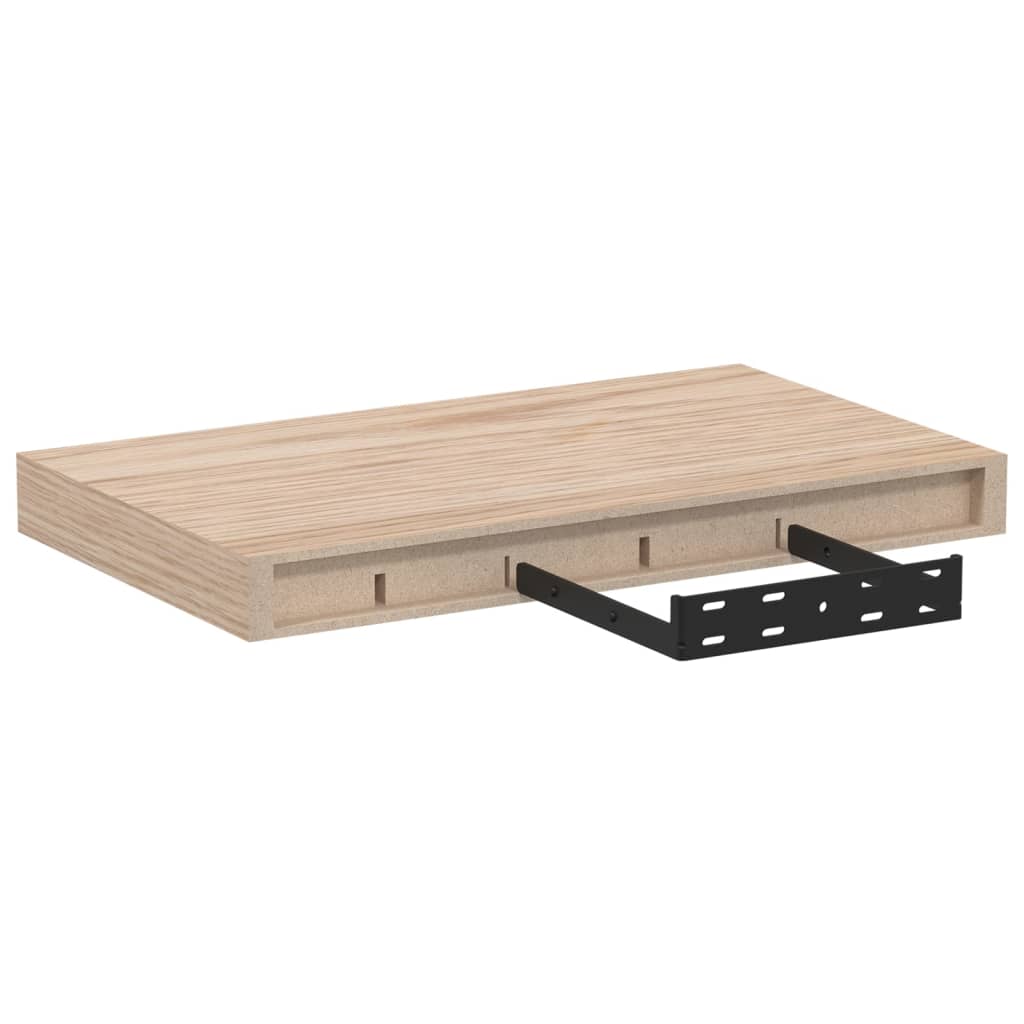 vidaXL Ράφια Τοίχου 2 τεμ. 40x23,5x4 εκ. Επεξεργασμένο Ξύλο