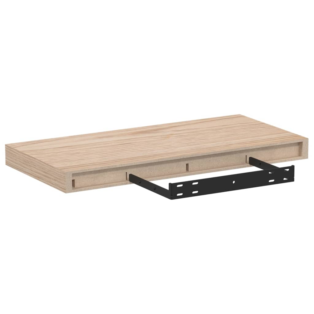vidaXL Ράφια Τοίχου 4 τεμ. 50x23,5x4 εκ. Επεξεργασμένο Ξύλο