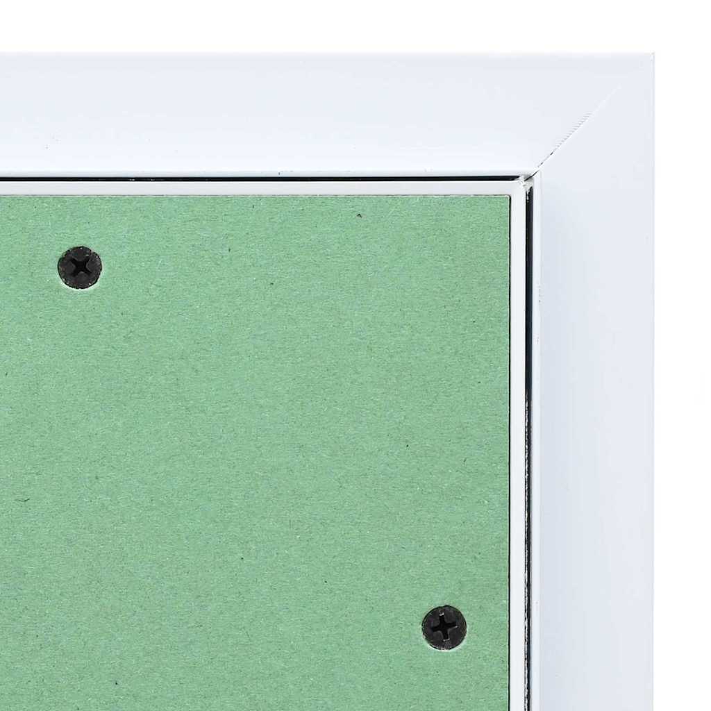 vidaXL Πάνελ Πρόσβασης Πράσινο και Ασημί 35 x 45 εκ