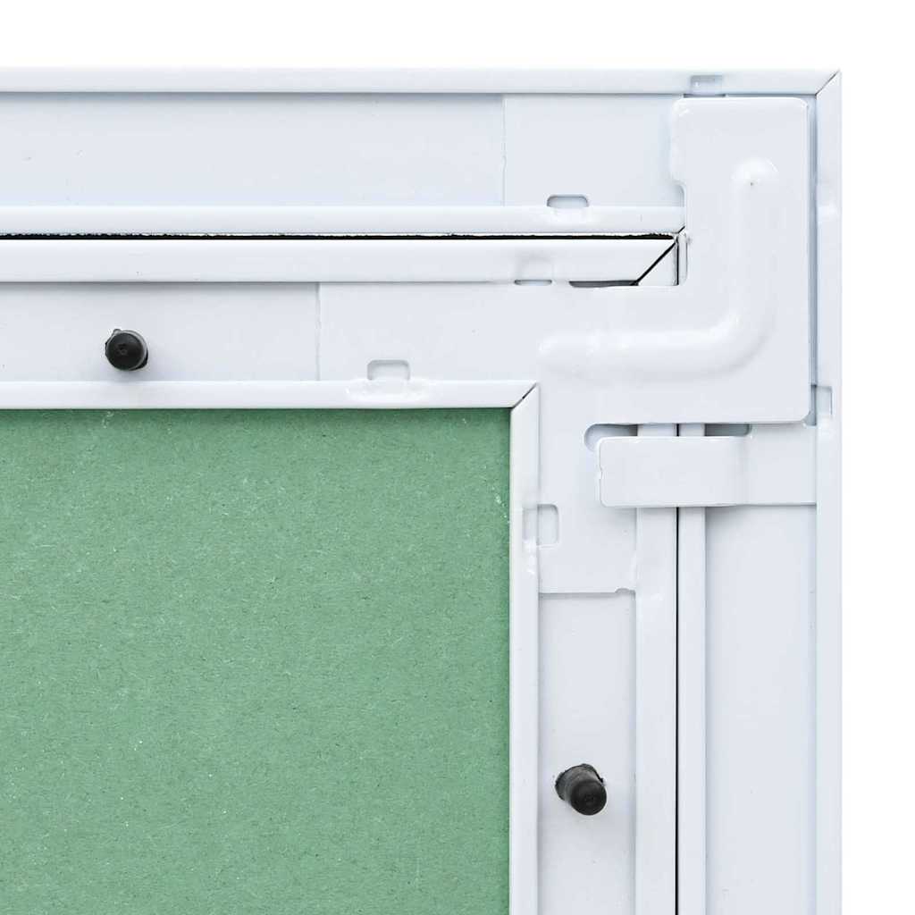 vidaXL Πάνελ Πρόσβασης Πράσινο και Ασημί 35 x 45 εκ