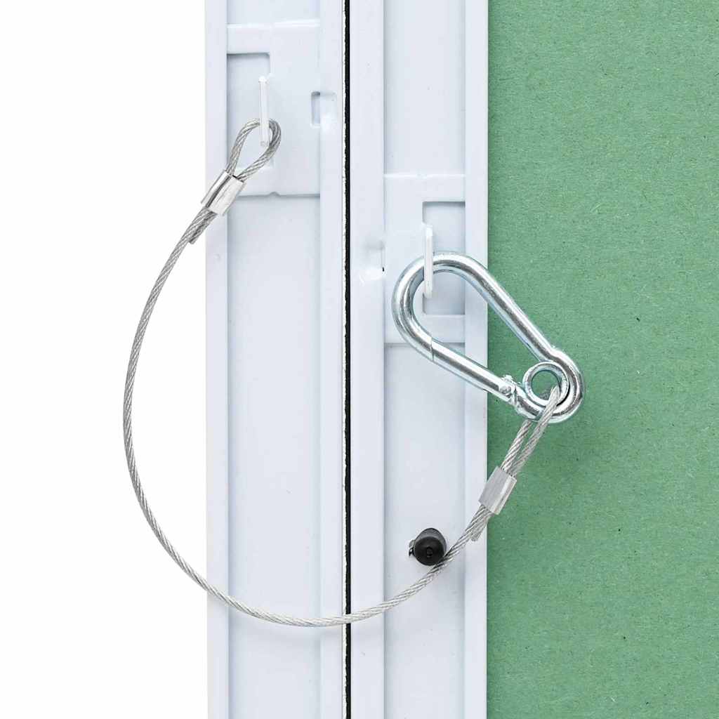 vidaXL Πάνελ πρόσβασης Λευκό 35 x 55 εκ Αλουμίνιο και Γυψοσανίδα