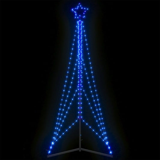 vidaXL Χριστουγεννιάτικο δέντρο LED 483 LED μπλε 240 cm