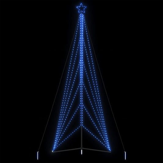 vidaXL Χριστουγεννιάτικο δέντρο LED 861 LED μπλε 478 εκ.