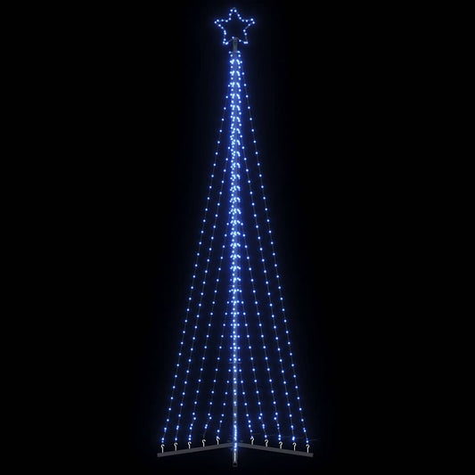 vidaXL Χριστουγεννιάτικο δέντρο LED 495 LED μπλε 300,5 εκ.