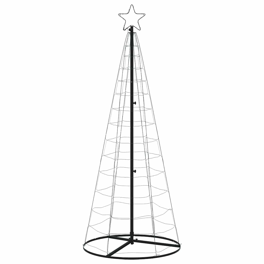 vidaXL Χριστουγεννιάτικο δέντρο LED 200 LED πολύχρωμα 182 cm