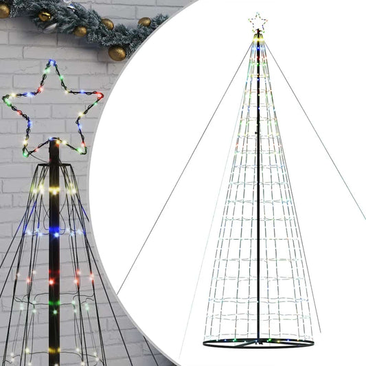 vidaXL Χριστουγεννιάτικο δέντρο LED 1534 LED πολύχρωμο 503 cm