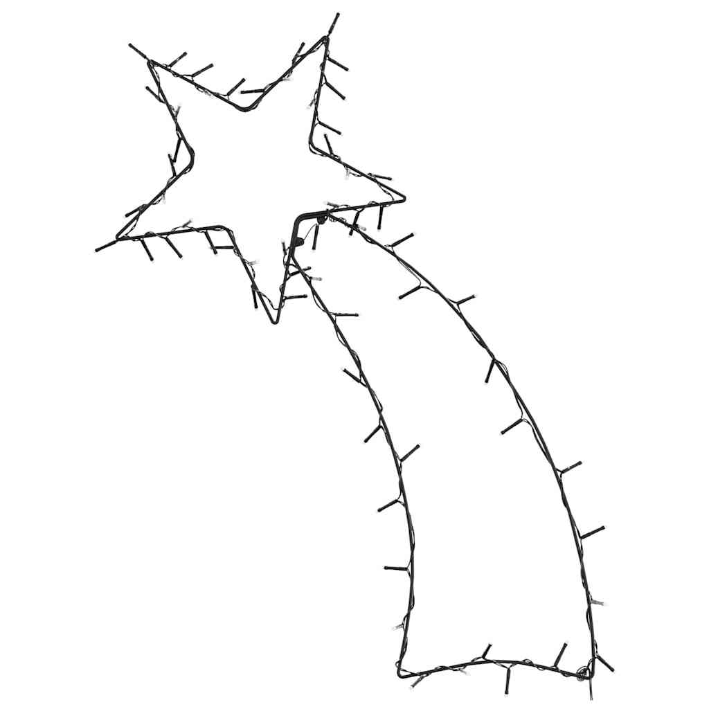 vidaXL Χριστουγεννιάτικα Φωτάκια Shooting Star Silhouette 80 LED