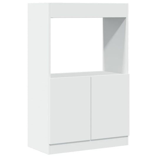 vidaXL Ντουλάπι Λευκό 63x33x100 εκ. από Επεξεργασμένο Ξύλο