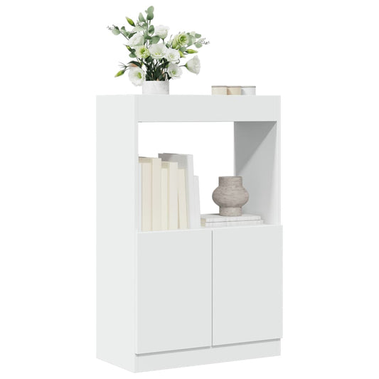 vidaXL Ντουλάπι Λευκό 63x33x100 εκ. από Επεξεργασμένο Ξύλο