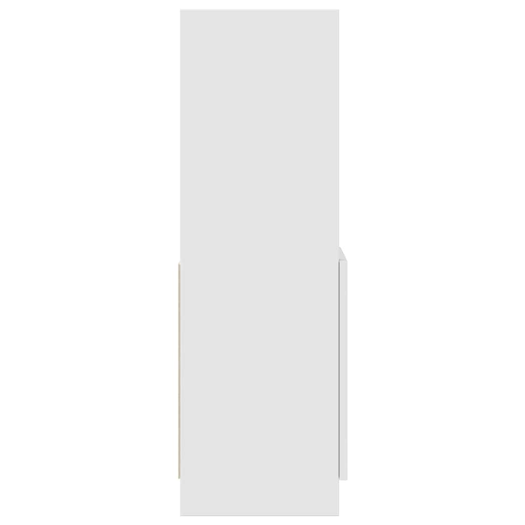 vidaXL Ντουλάπι Λευκό 92 x 33 x 100 εκ. από Επεξεργασμένο Ξύλο