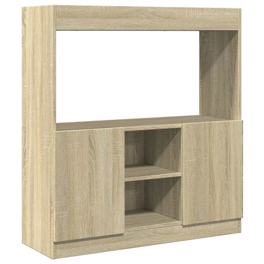 vidaXL Ντουλάπι Sonoma Δρυς 92x33x100 εκ. από Επεξεργασμένο Ξύλο