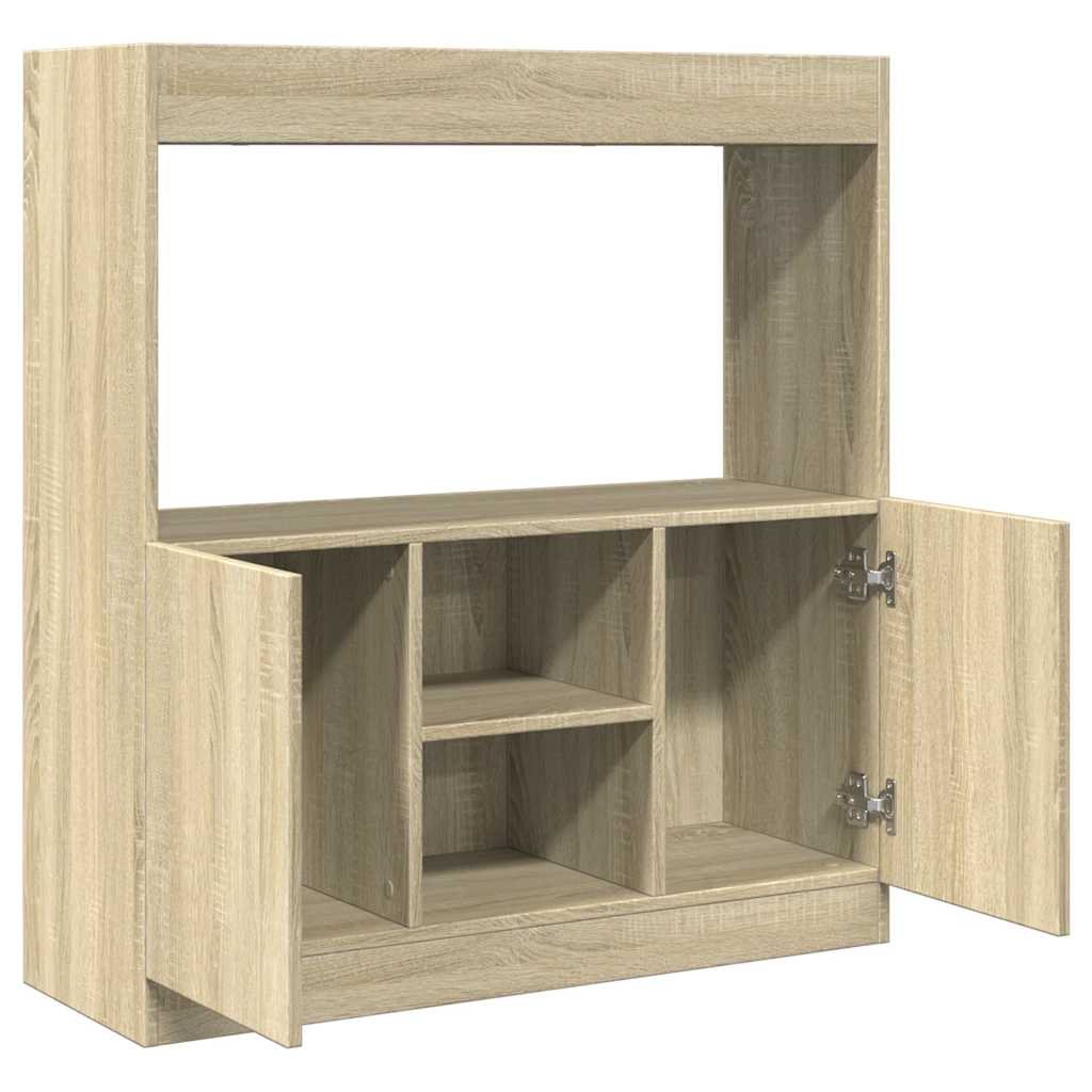 vidaXL Ντουλάπι Sonoma Δρυς 92x33x100 εκ. από Επεξεργασμένο Ξύλο