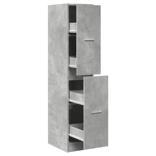 vidaXL Συρταριέρα Γενικής Χρήσης Γκρι Σκυρ.30x41x144,5 εκ. Επεξ. Ξύλο