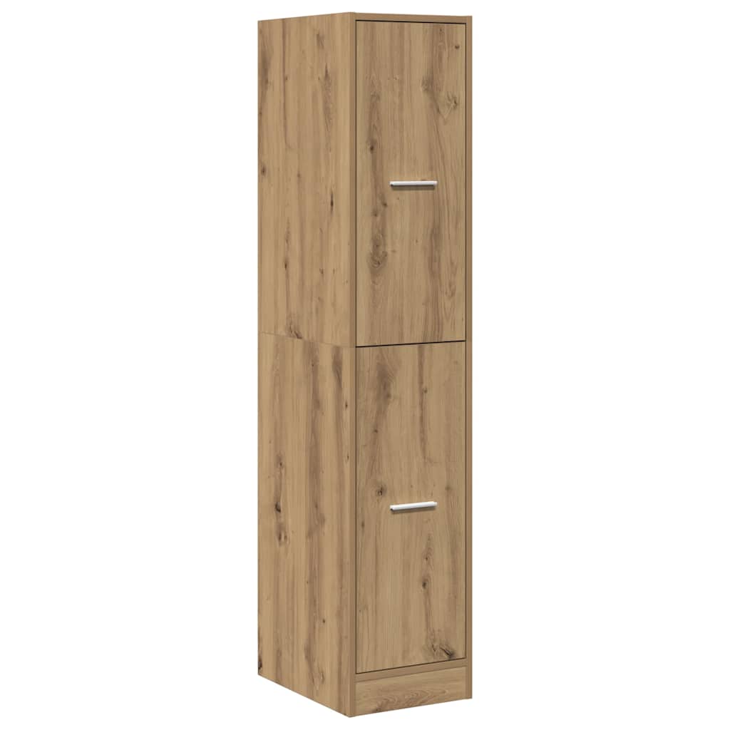 vidaXL Ντουλάπι Φαρμακείου Χειροποίητο Δρυς 30x41x144,5 εκ. από Τεχνητό Ξύλο