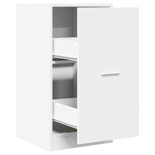 vidaXL Συρταριέρα Γενικής Χρήσης Λευκή 40x41x77,5 εκ. Επεξ. Ξύλο