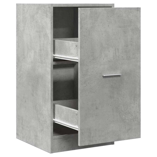 vidaXL Συρταριέρα Γενικής Χρήσης Γκρι Σκυρ. 40x41x77,5 εκ. Επεξ. Ξύλο