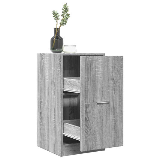 vidaXL Συρταριέρα Γενικής Χρήσης Γκρι Sonoma 40x41x77,5 εκ. Επεξ. Ξύλο