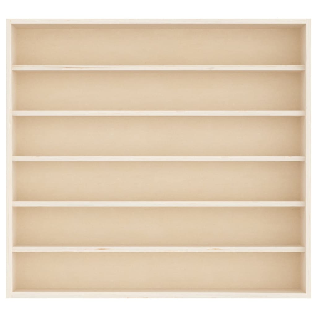 vidaXL Ξύλινη συλλεκτική βιτρίνα με 6 ράφια 60x8,5x55 εκ.