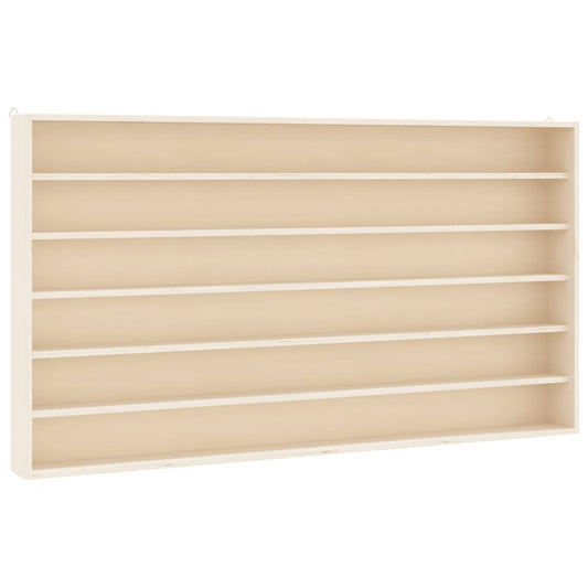 vidaXL Ξύλινη συλλεκτική βιτρίνα με 6 ράφια 100x8,5x55 εκ.