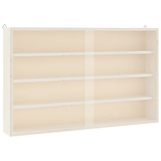 vidaXL Ξύλινη Βιτρίνα Συλλεκτών με Πόρτες 60x8,5x37 εκ.
