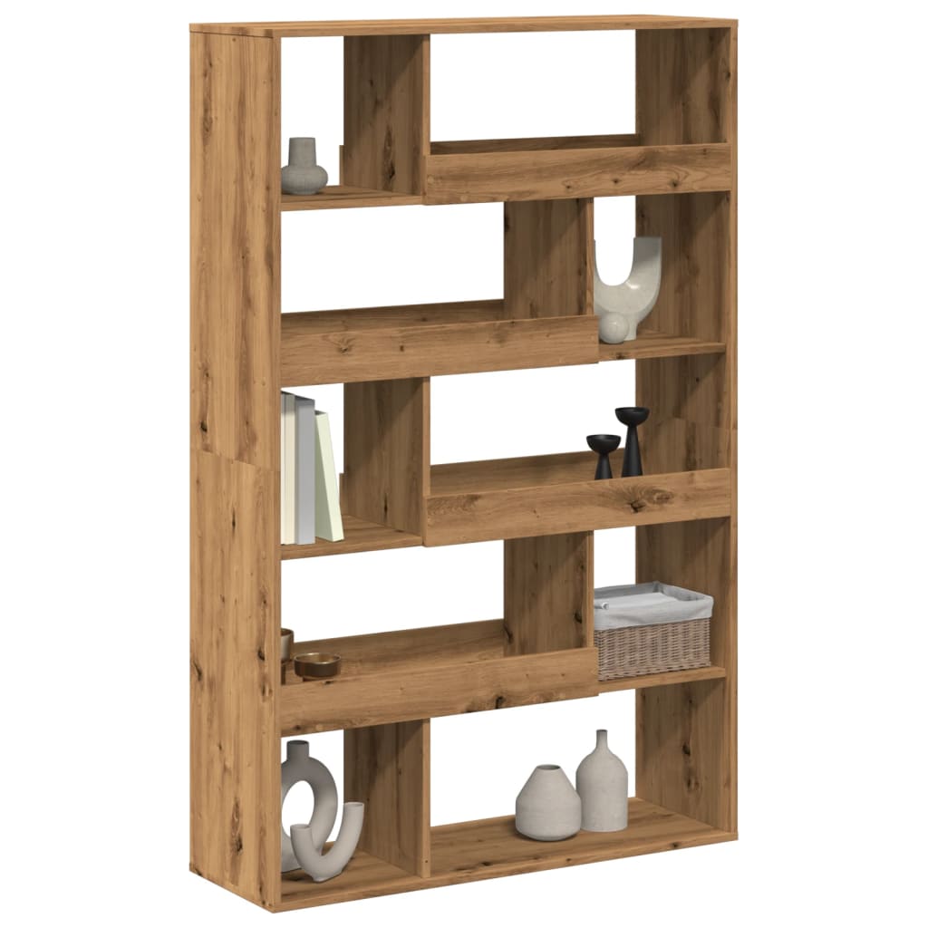 vidaXL Βιβλιοθήκη Αρτισιανή Δρυς 100x33x156,5εκ από Επεξεργασμένο Ξύλο