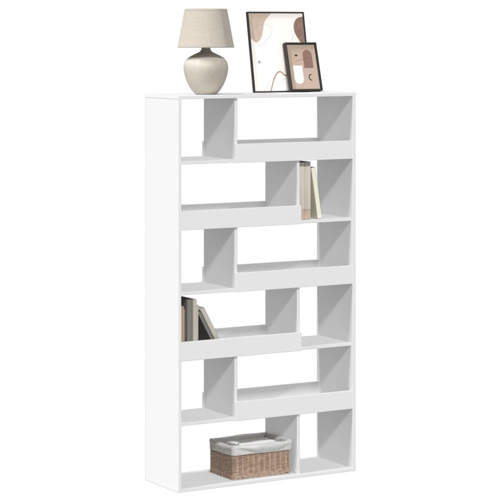 vidaXL Βιβλιοθήκη Λευκή 100x33x187,5 εκ. Επεξ. Ξύλο